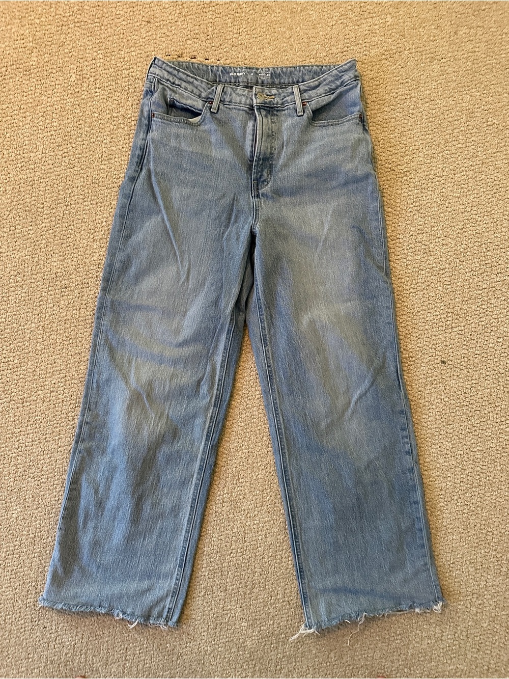 Old Navy Light Blue Wide-Leg Jeans